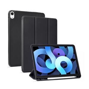 Case for iPad Air 4th 5th Gen Case Cover Pencil Hold 10.9” Ipad 2020 2022, Black